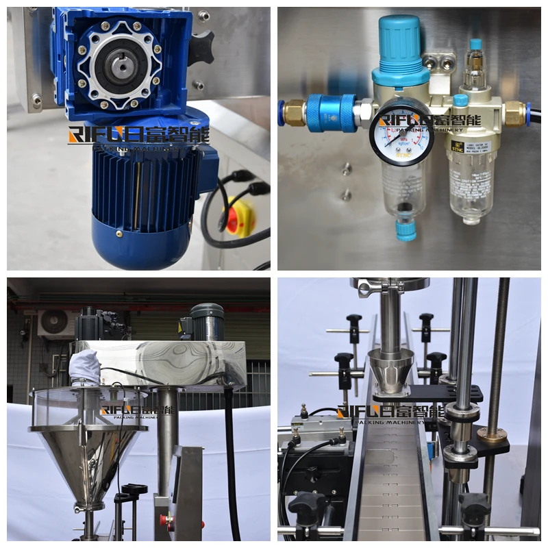 High quality Automatic Baby Milk coffee Gregory Lotus root starch toppings Soya-bean milk Powder Filling Machine (Screw type)