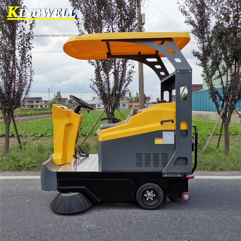 KW-1400C Excellent Quality Electric Floor Sweeper China Road Sweeper