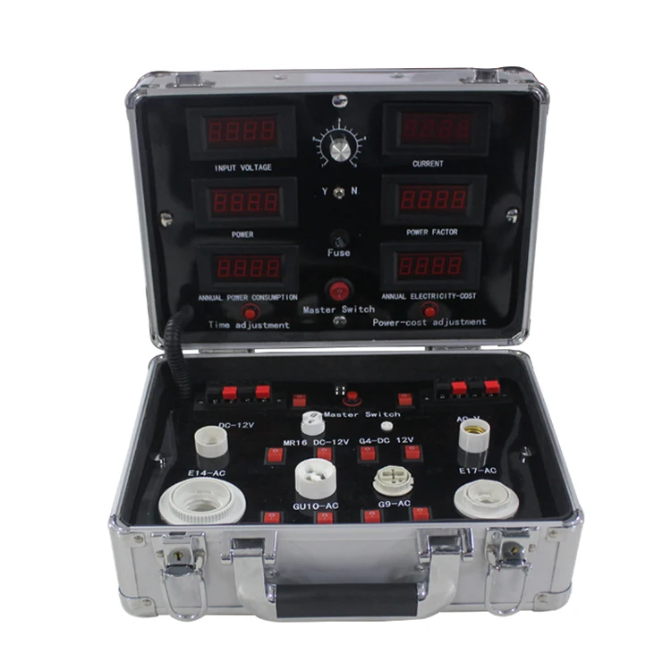 Portable LED Suitcase LED Test Kit LED Bulb Demo Case