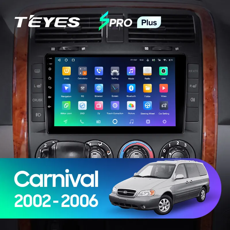 TEYES SPRO Plus For Kia Carnival UP GQ 2002 - 2006 Car Radio Multimedia Video Player Navigation GPS Android 10 No 2din 2 din dvd