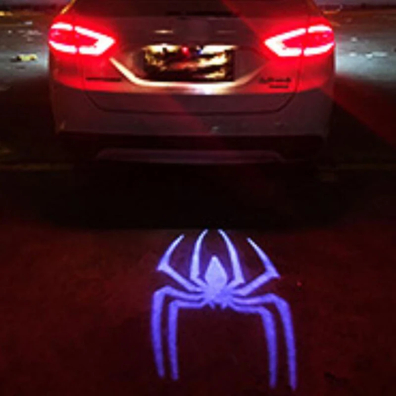 car logo emblem ambient stop reversing warning fog laser projector LED tail light