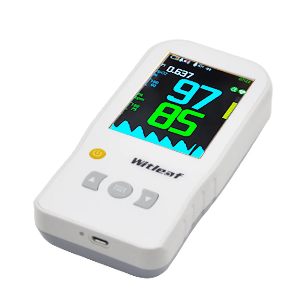 
Portable mini handheld oximeter blood oxygen saturation device pulse oximeter for hospital and clinical testing 