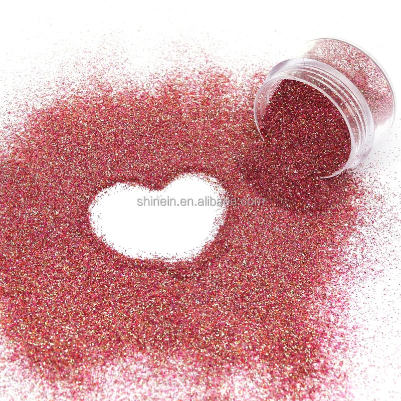 Shinein Eco Friendly Wholesale Holographic Chunky Glitter Powder fine glitter for Face Body Hair Nail Art Tumbler Crafts