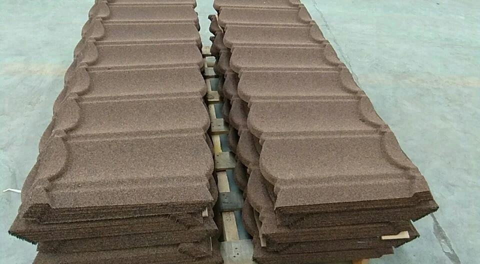 Roofing Tile Deep Wave Design Attractive Stone Coated Metal Roofing Sheets for Residential House