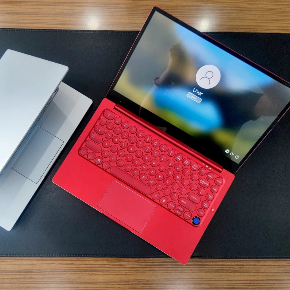 Fast Boot 14.1 Inch Portable Win11 i7 Notebooks 16gb RAM 1tb SSD Laptops with Round Keys