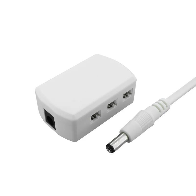 12V MINI JST LED transformer power supply 12W with EURO plug 6-way distributor 2m cable for led kitchen cabinet