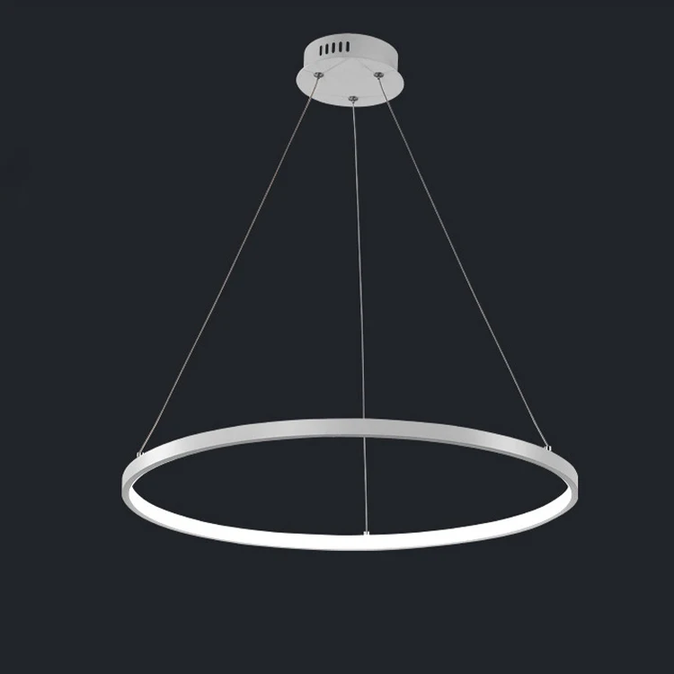 Hot Sale chandeliers &amp pendant lights modern led pendant light gold ring circular circular led lighting 5000
