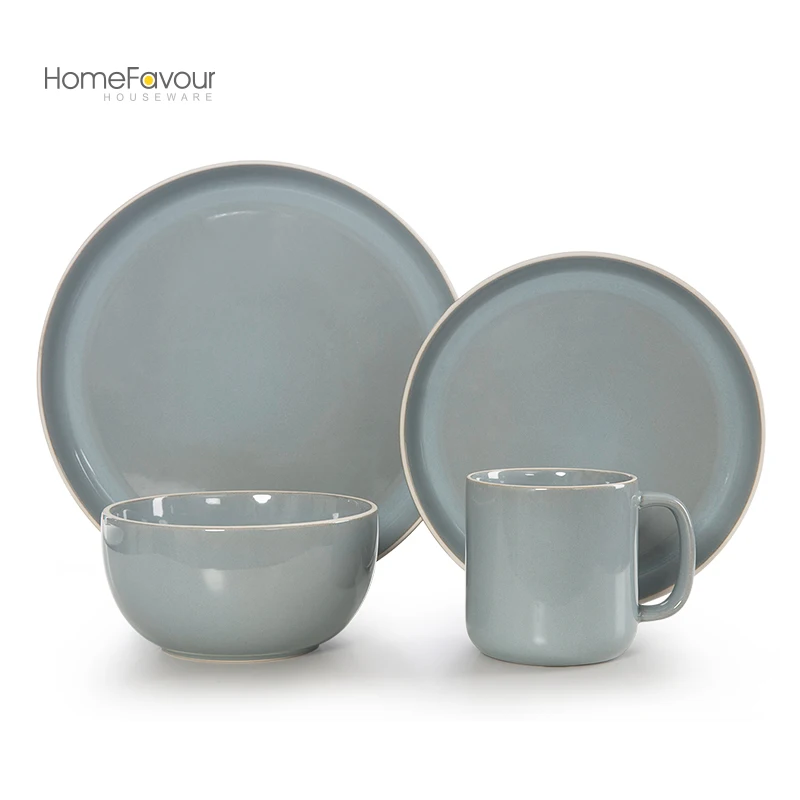 High-quality Ceramic Dinner Plates Set Ceramic Plate Dish Ceramic Plates Glaze Stoneware Dinner Dinnerware Sets