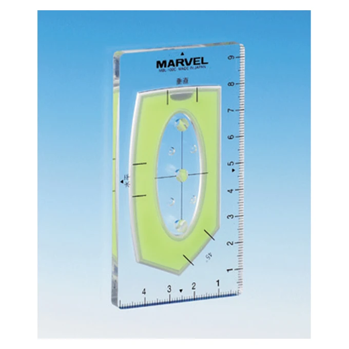 Installing switches and outlets plastic small clear spirit level