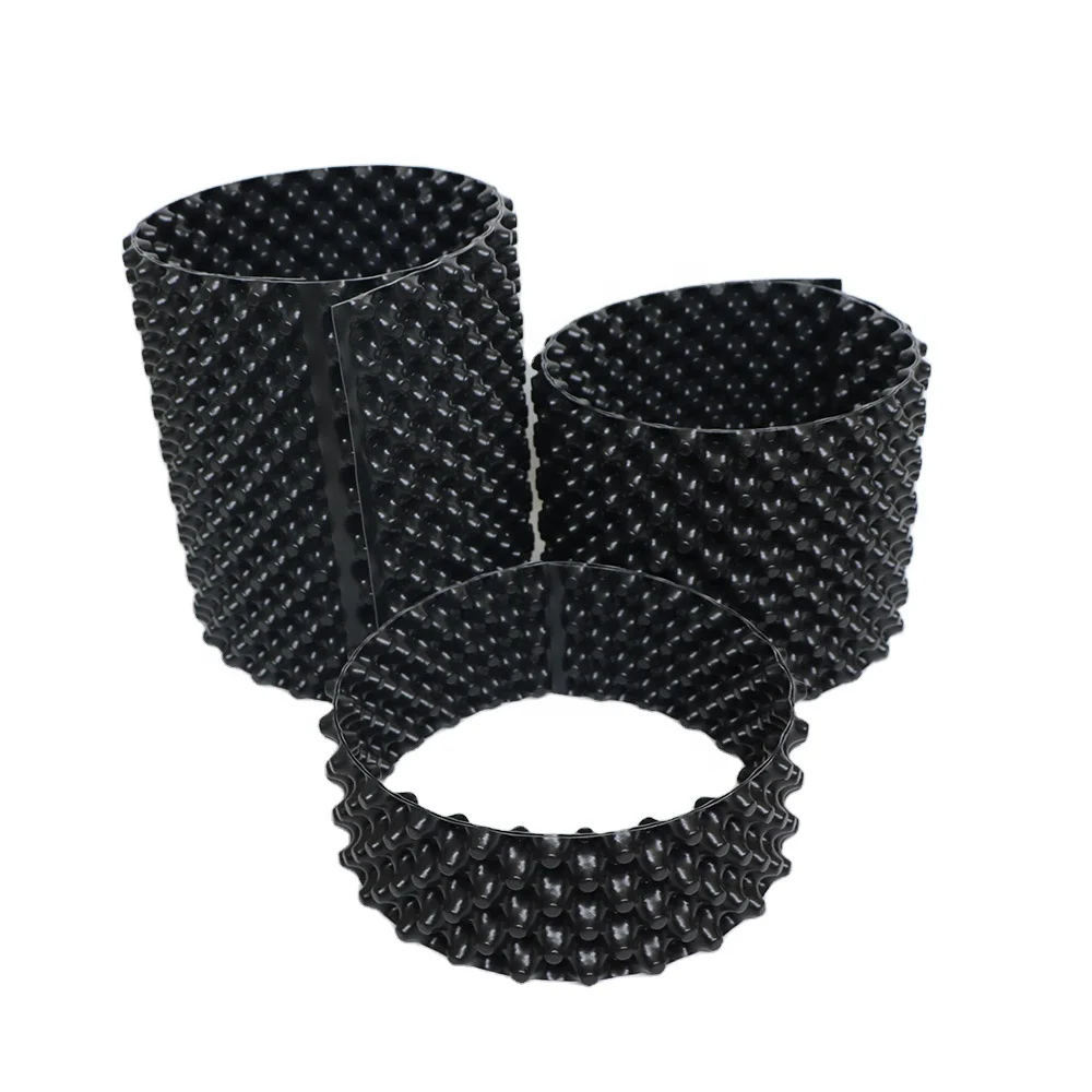 HDPE double side new lightweight highway  subway  airport plastic drainage board green roof  dimple strip sheet