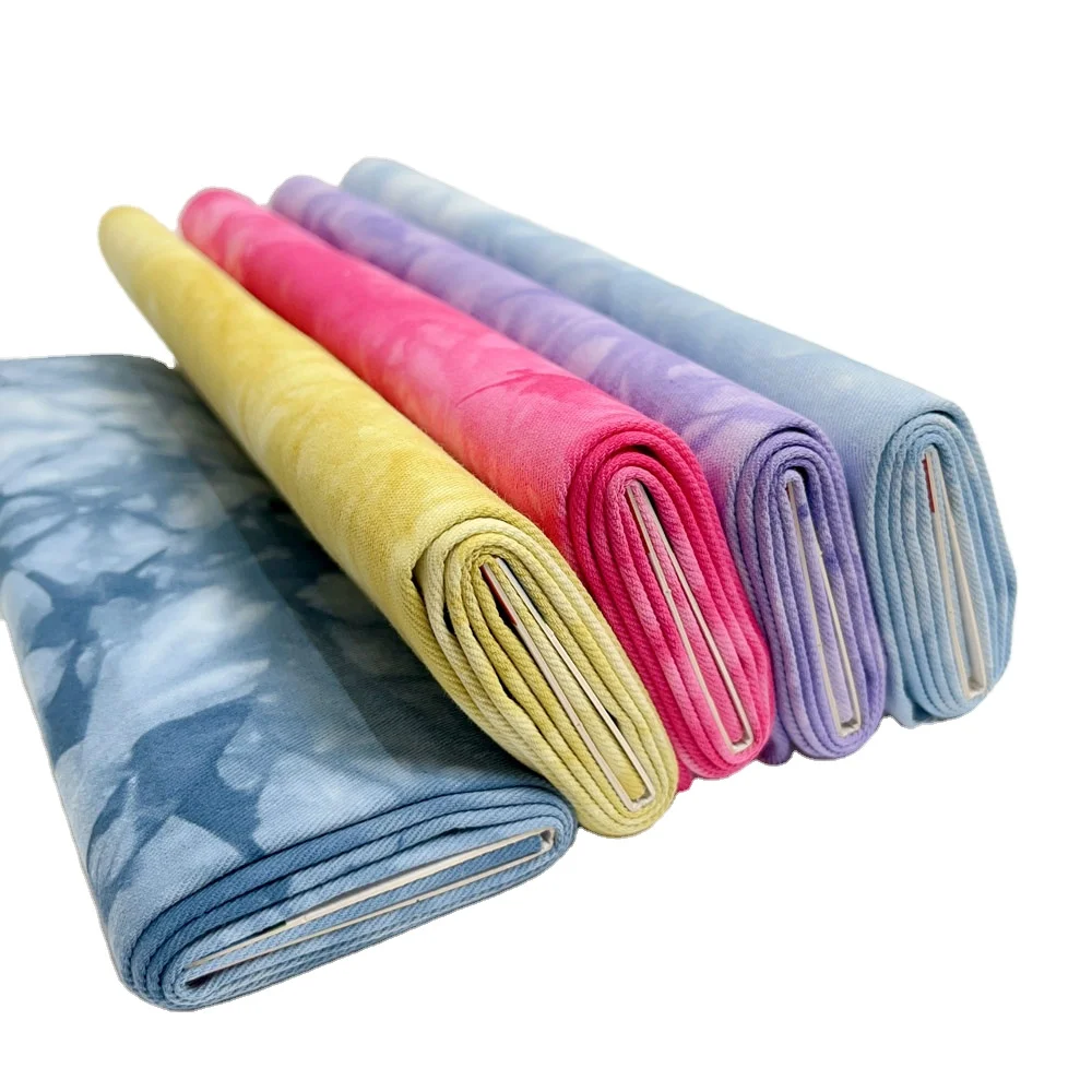 Wholesale High Quality Customized tie dyed twill cotton woven fabric For Home Textile And Clothing