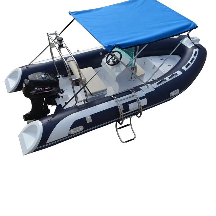 CE Certified ORCA Hypalon Material Fiberglass Rib Boat Luxury Sport Power Boat Sale High Rescue Lake Outdoor Activities Engine