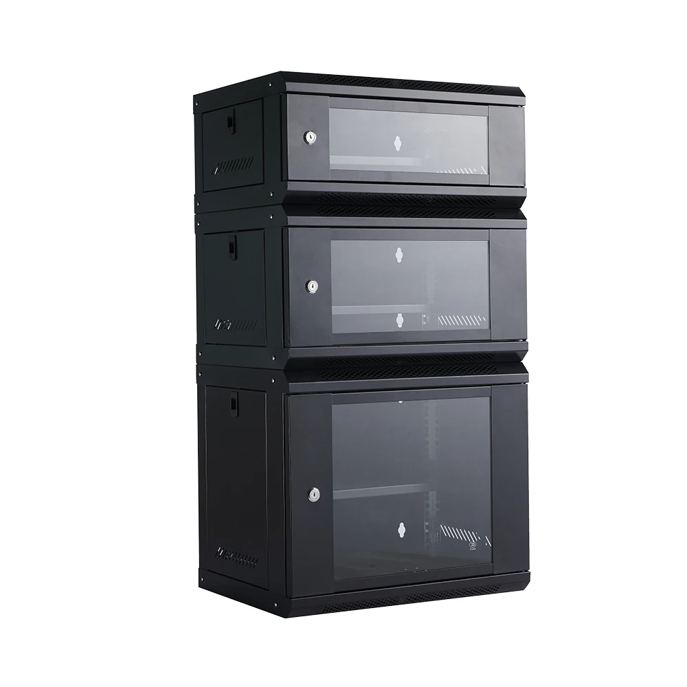 19inch racks cabinet data wall box 22u 19inch 8u standard mounted enclosure server cabinet rack wall mount 6u network cabinet