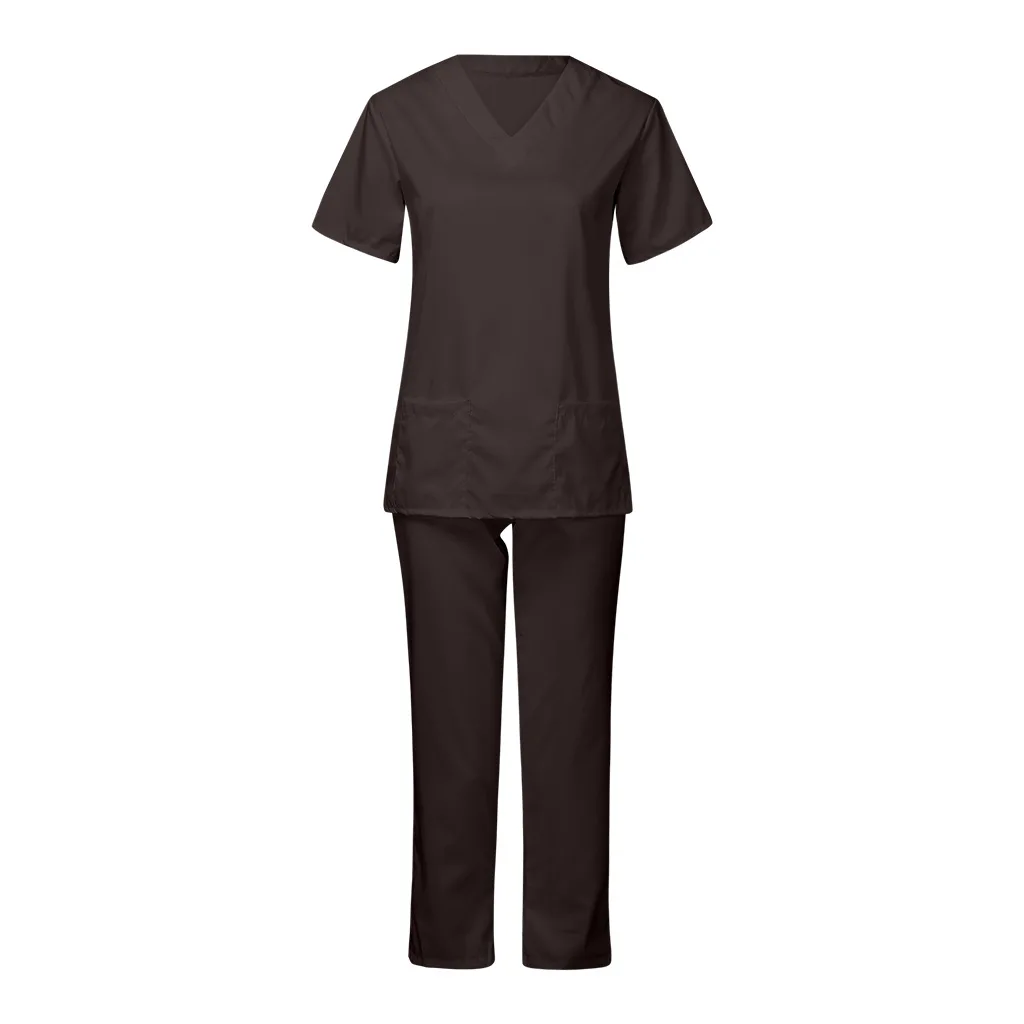 Latest Design Polyester Buen Material Para Hombre Overall Clothing Nursing Sets Scrub Hospital Medical Uniform