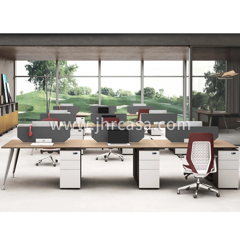 Manufacturers directly provide modern simple staff desk, office workstation with partrition