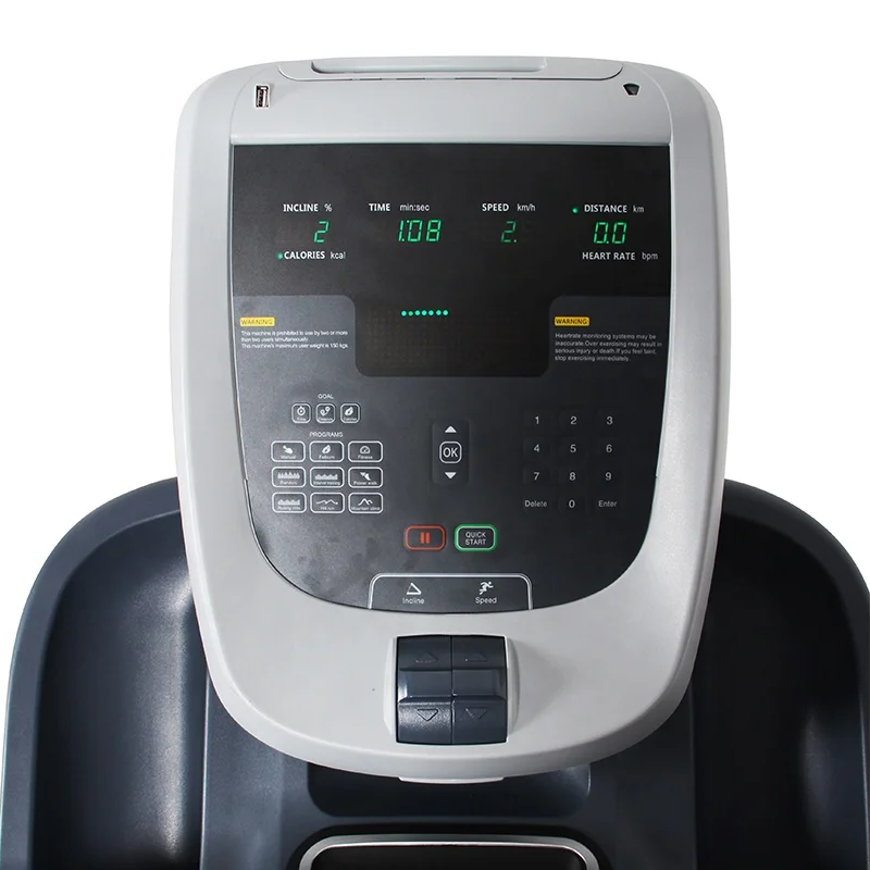 DGZ-8602 Commercial Exercise Fitness Running Machine With Screen Electric Commercial Treadmill