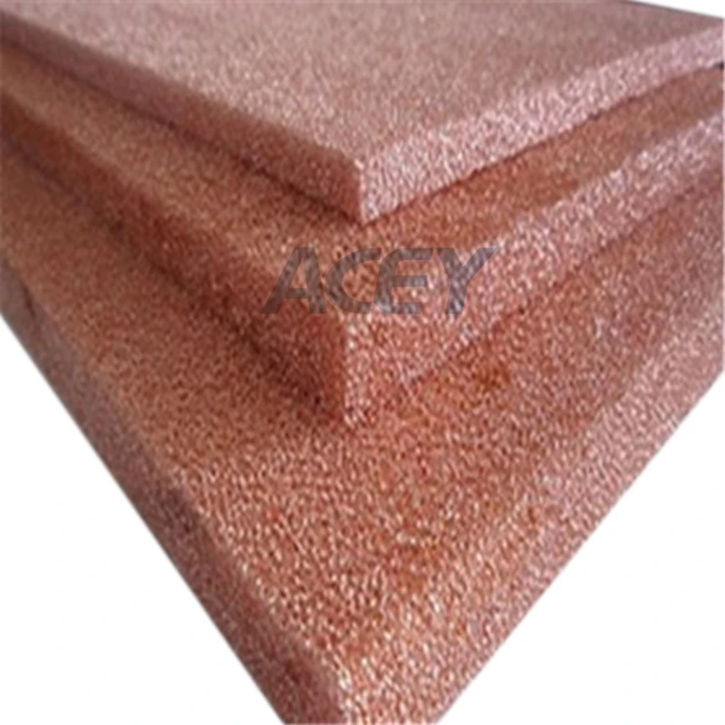
Thermal Conductive Materials High Purity Porous Cu Foam Copper Sheet Cathodes Lab Metal Foam for Battery Material 
