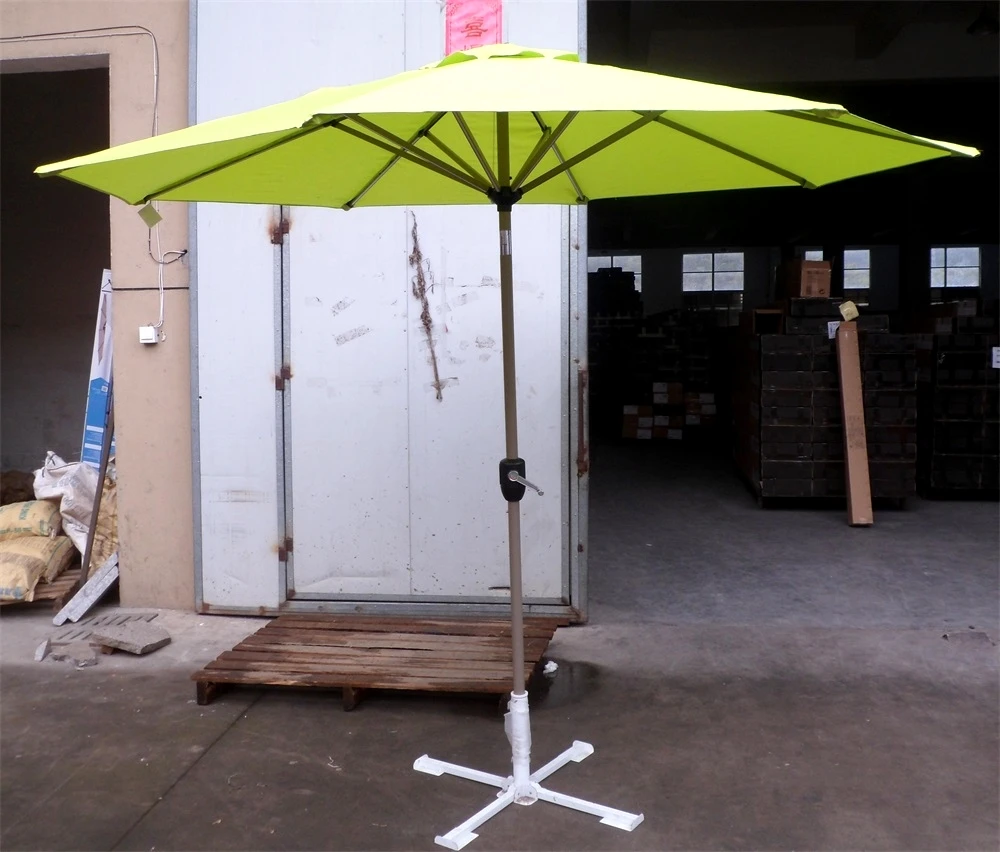 Outdoor Advertising Luxury Solar Panel Charger LED Strip Light Garden Patio Umbrella Parasol with Led Light