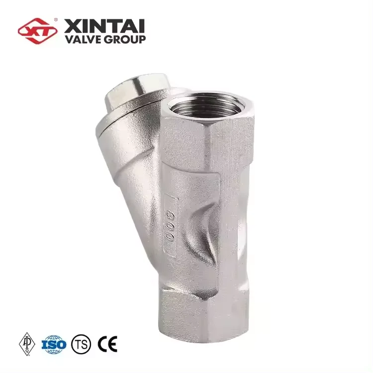 XINTAI GL11W-800WOG 1/2inch stainless steel CF8M API Threades Y-Strainer