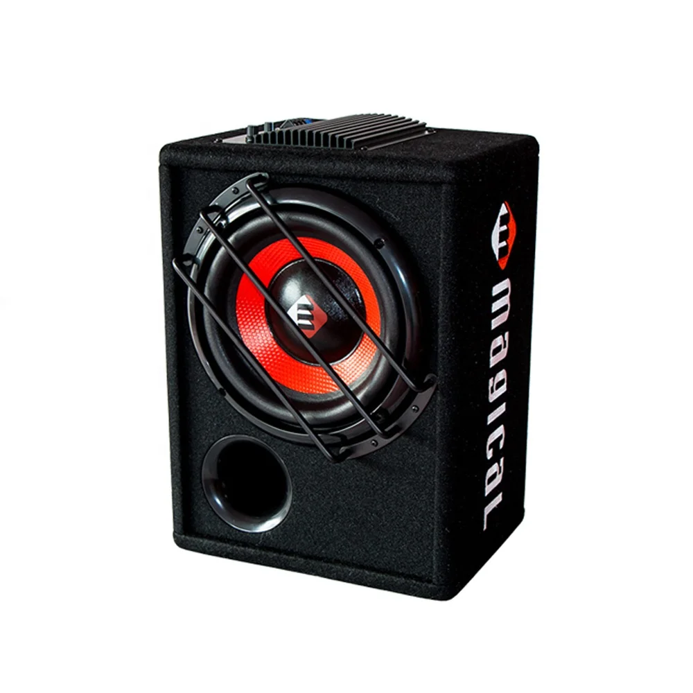 magical D100  1000W Trending Products High Performance 10 inch 12V 300watt 4ohms Powerful Active Car Audio Subwoofer s