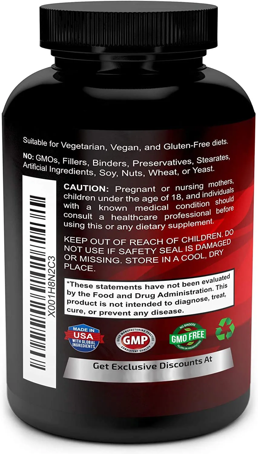 OEM Vitamin B Complex частная торговая марка 60 медицинских капсул липосомальный Витамин C 1 капсула/раз 2 раза в день штука два