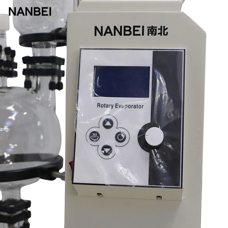 Multi-function small capacity 5L essential oil extraction rotary evaporator with circulating vacuum pump and chiller