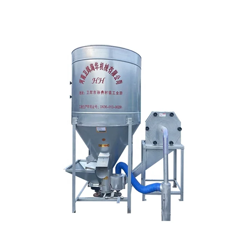 china best selling product barley of animal feed poultry feed mixer grinder animal feed processing machine