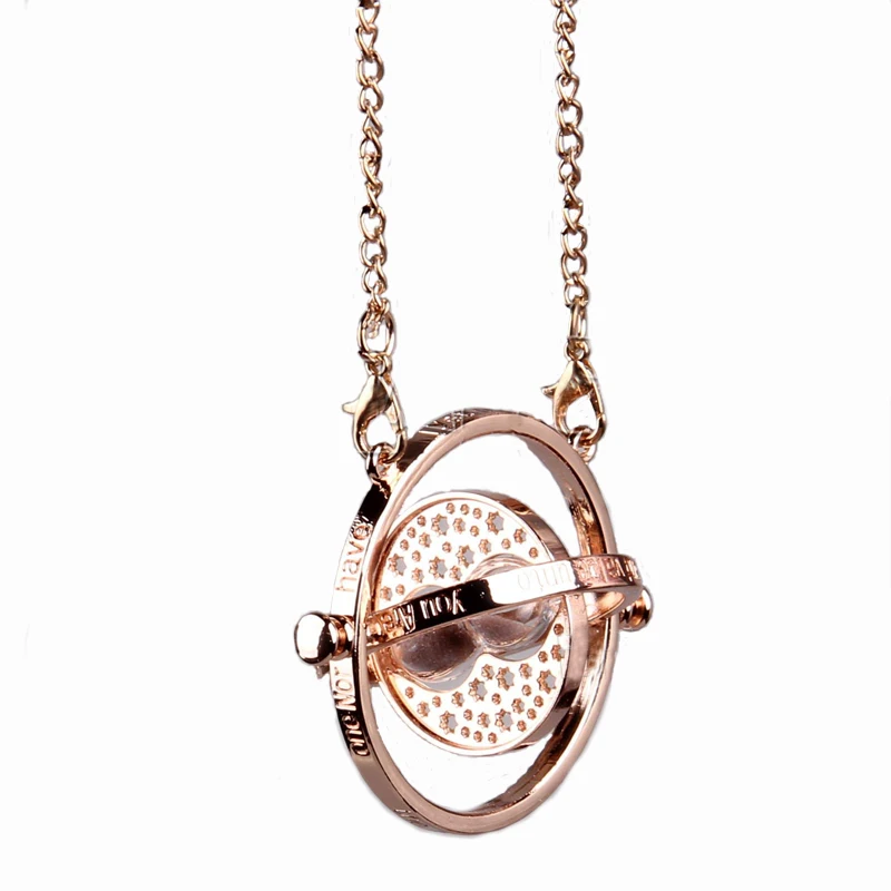 Hermione Cosplay Jewelry Hourglass Time Turner Pendant Necklace
