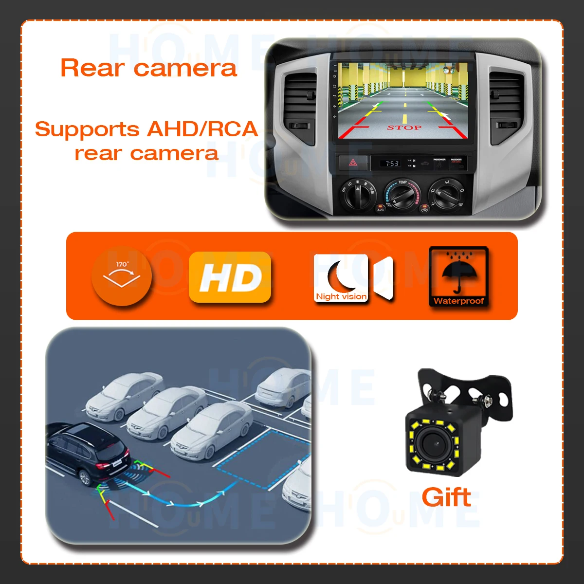 Car Radio Android 10 Multimedia Wired Carplay For Toyota Tacoma 2006 - 2014 android Auto 32G 2 Din GPS WIFI Blue-tooth Screen