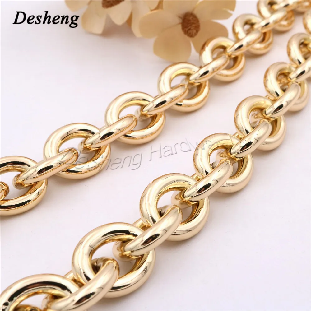 6mm Wholesale Aluminum Body Chains Handbag Shoulder Chains Thick Bag Handle Chains