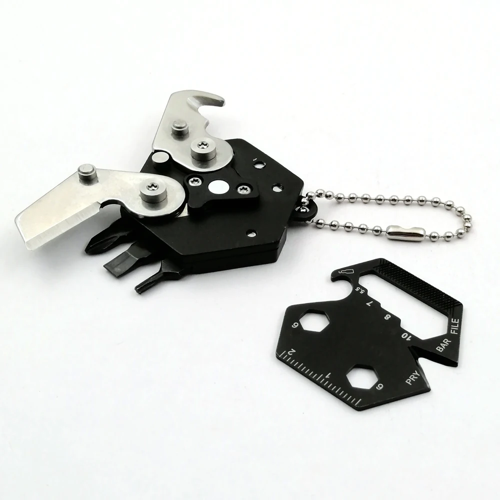 High quality Mini bicycle repair tool set Multifunction knife Screwdriver folding pocket utility knife for survival