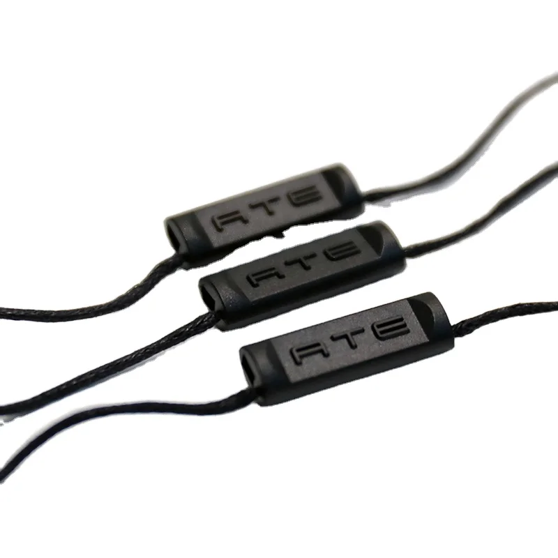 Brand Garment Plastic String Lock Sealcustom Logo Cabinet Black Hang String