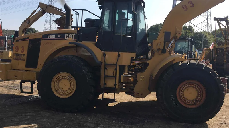 Used CAT 980H Front Wheel Loader caterpillar 30TON Good Condition Cheap America Made CAT 966G Construction Machinery for Sale