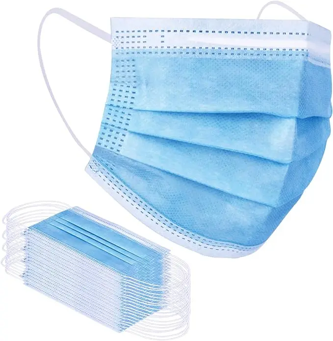 Disposable Medical Face Mask 50 Pcs Face Mask Non Woven Disposable Surgical 3 Ply Earloop Face mask