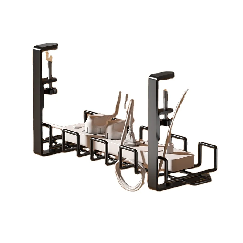 Lifting table accessories host hanger under the table cable organizer row insert keyboard bracket display support