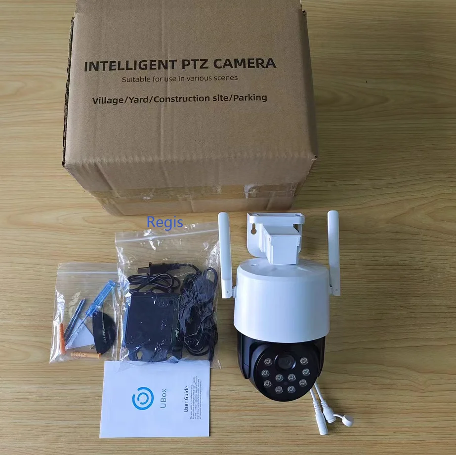 Ubox 1080P Full Hd IP Camera Security Outdoor IP67 Waterproof Human Detection Auto Tracking 4G Lte Cctv Ptz Wifi Camera