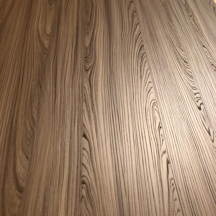 Synchronous melamine decorative faced  engineered recon veneer