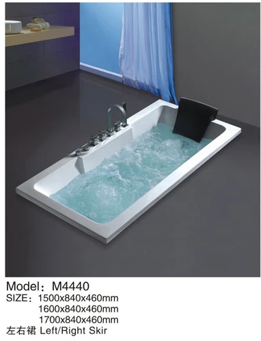 cheap drop in acrylic bathtub 1.5m built in bath tub