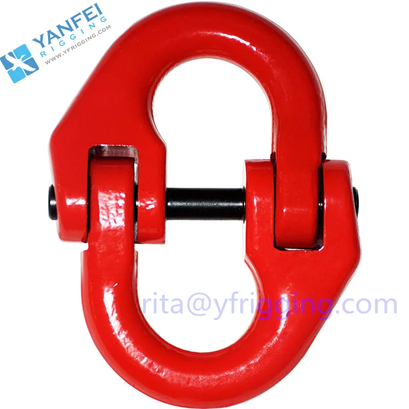 Alloy Steel G80 Connex Connecting Link for Lifting Chains, Coupling Link Hammerlock