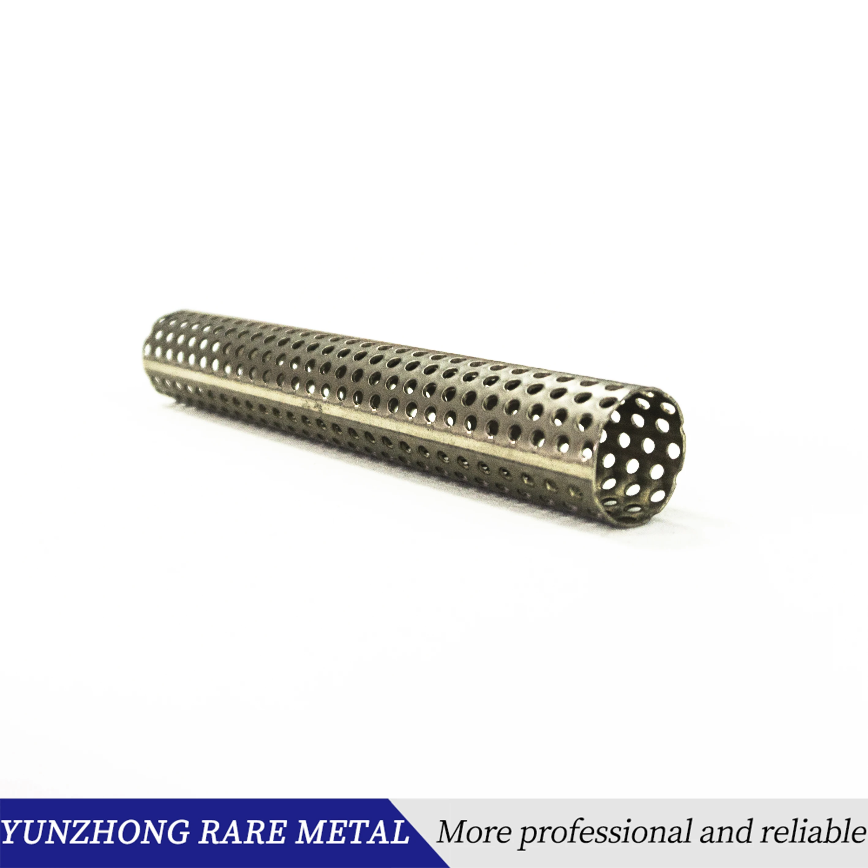 Price for Pure Titanium perforated tube for titanium exhaust pipe ,motorcycle car silencer