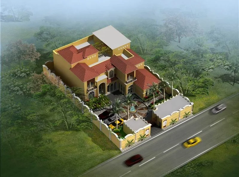 Residential Project Architectural Visualization 3D rendering