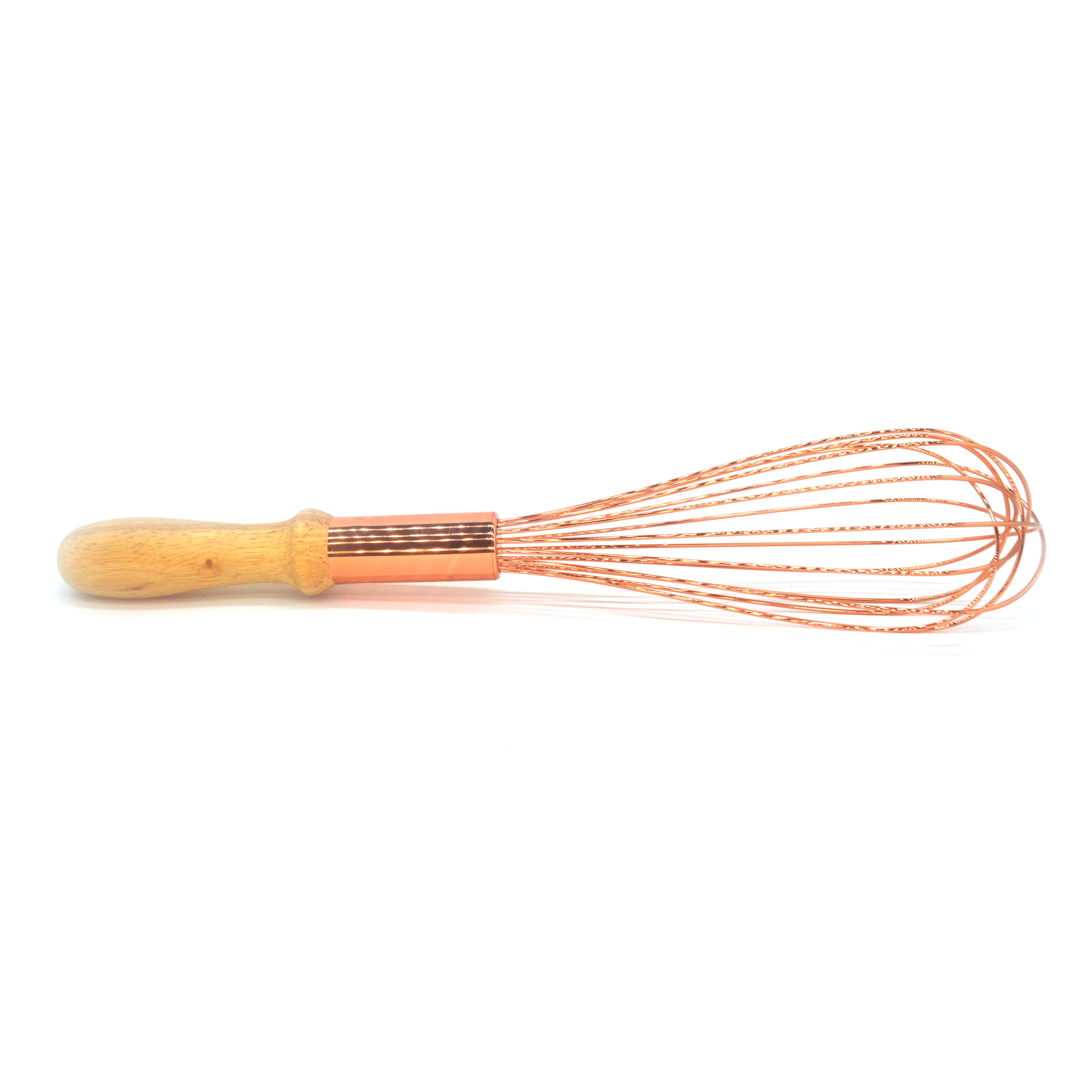 high quality Multifunctional Household 430 stainless steel wooden handle gilded egg whisk set
