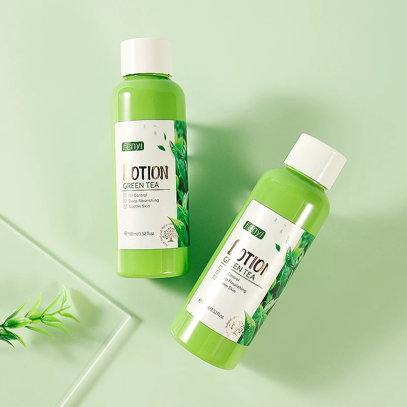 Skin Care Moisturizing Nourishing Oil Control Soothing Natural 100ml Green Tea Body Lotion