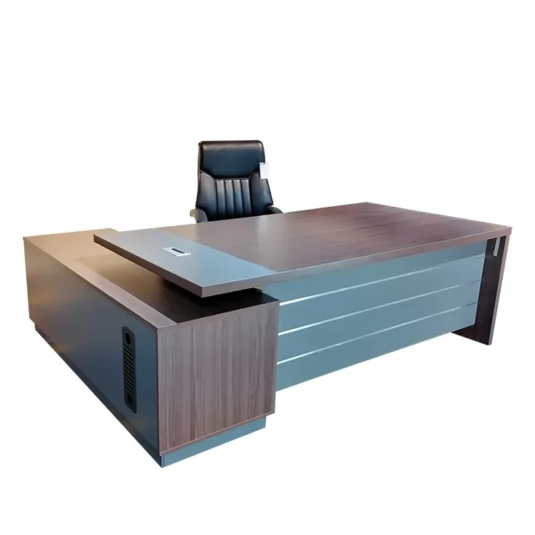 Распродажа меламиновая компьютерная современная мебель высокотехнологичный представительский l-образный роскошный офисный стол