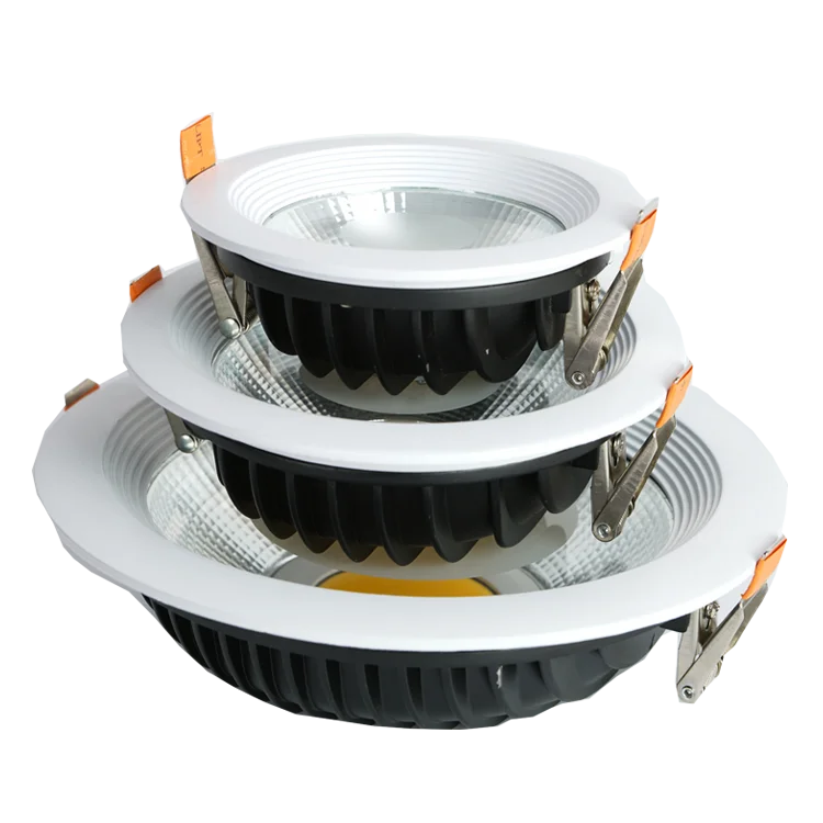 New Design Aluminium 1500lm Round Ceiling 15 watt COB LED Downlight