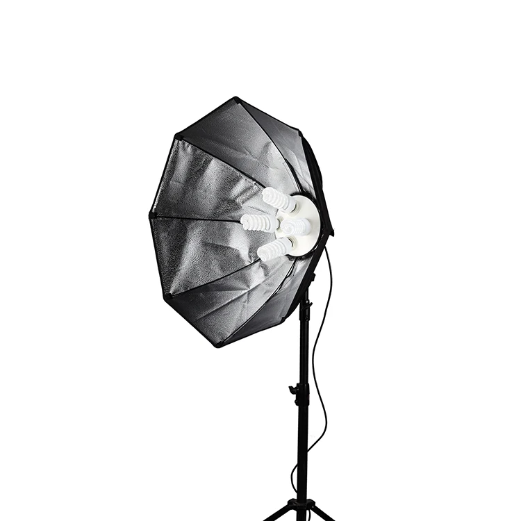 High Quality Professional Photography Studio Lighting Fluorescent Light with Octabox or Square Box