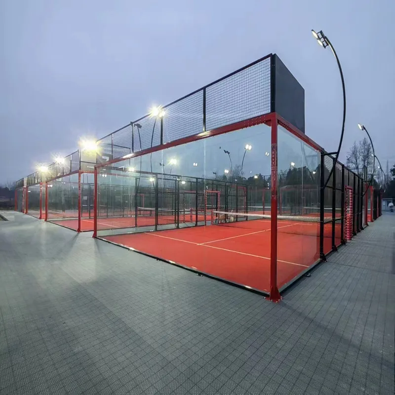 High quality professional tennis court 10X20m panoramic court