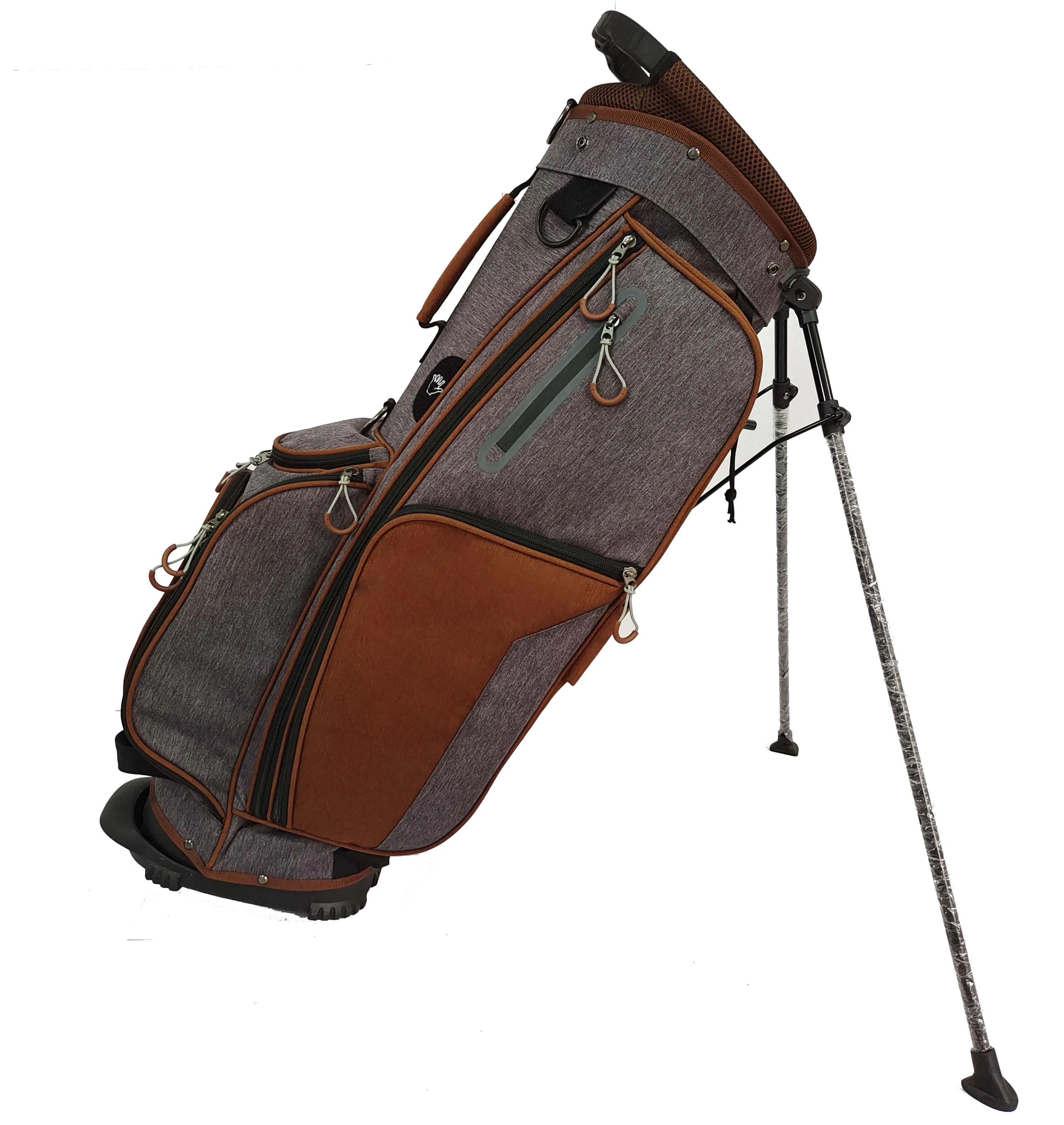 Custom High Quality Sunday Golf Bag Nylon Golf Stand Bags With Custom Personal Logo