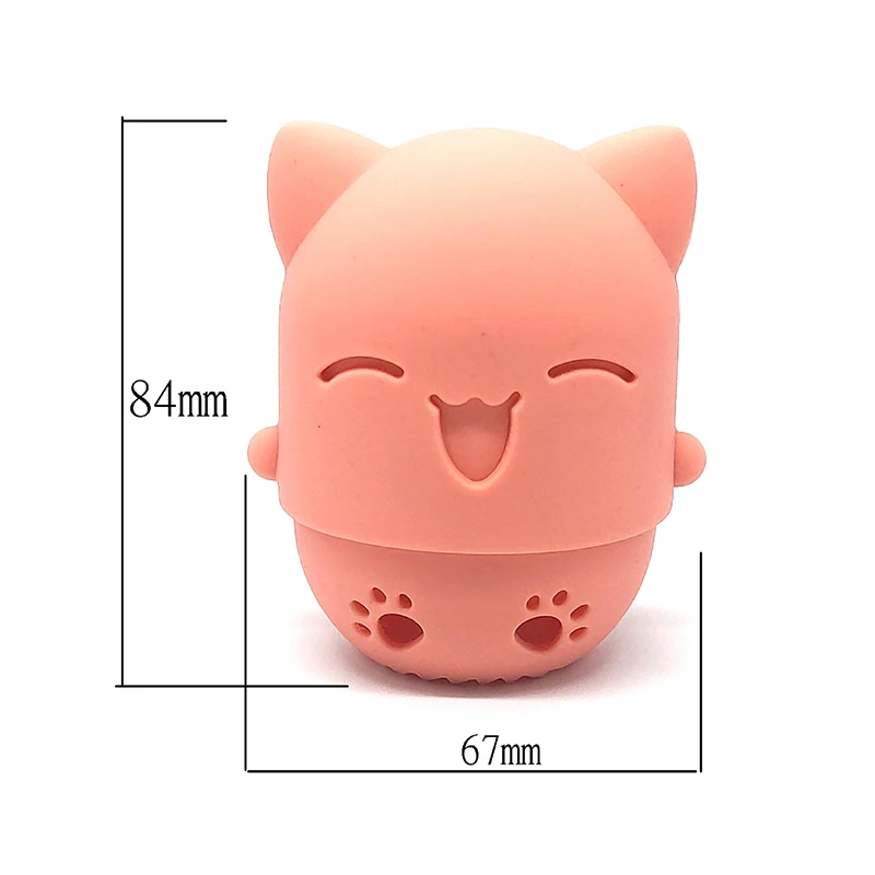 Portable Blending sponges Silicone case Make up blender case