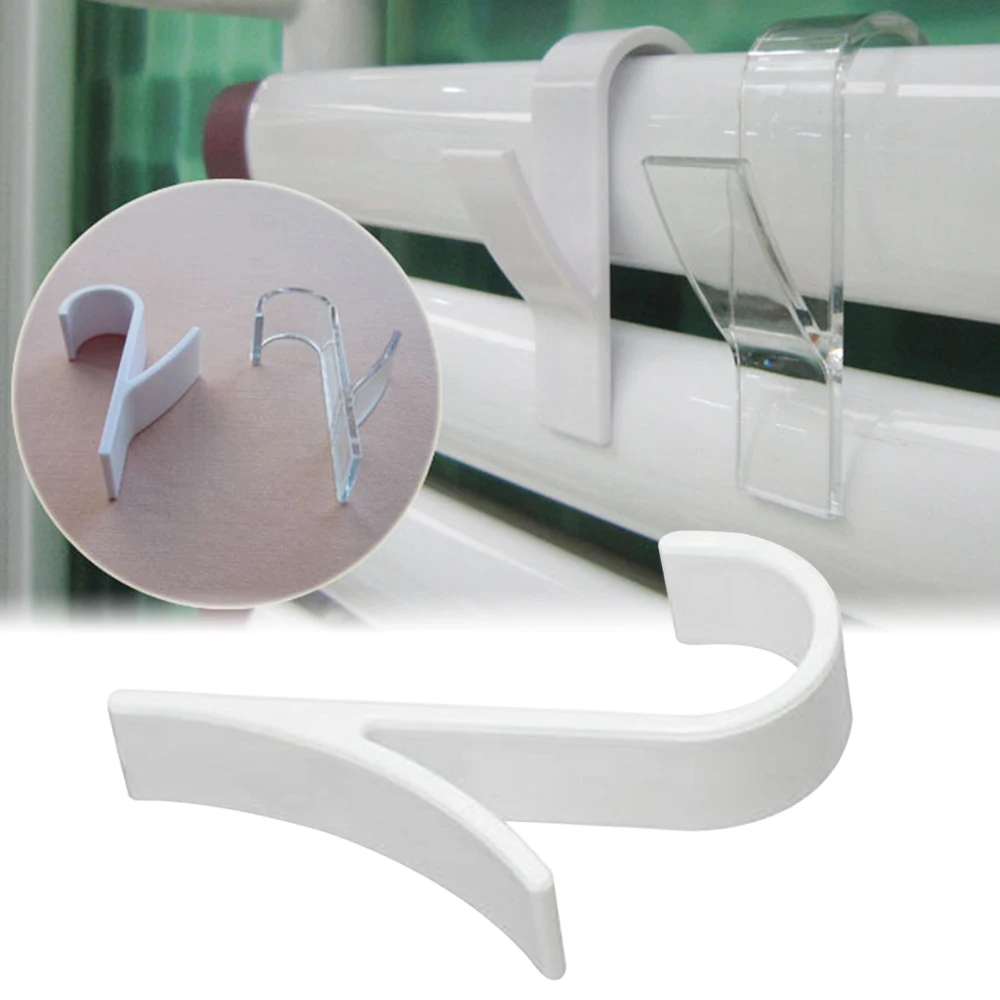 Dropshipping High Quality Hanger For Heated Towel Radiator Rail Clothes Bath Hook Holder Percha Plegable Scarf Hanger white